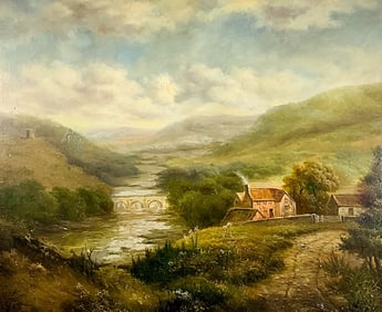 Oil On Canvas Landscape