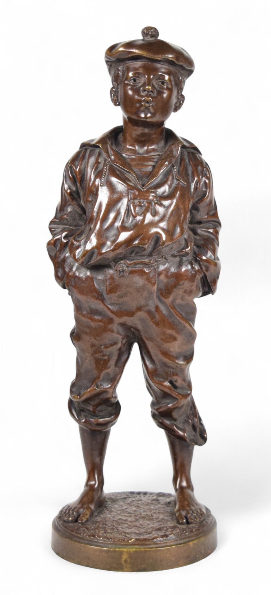 After Vaclaw Szczeblewski Bronze Whistling Boy (1 of 11)