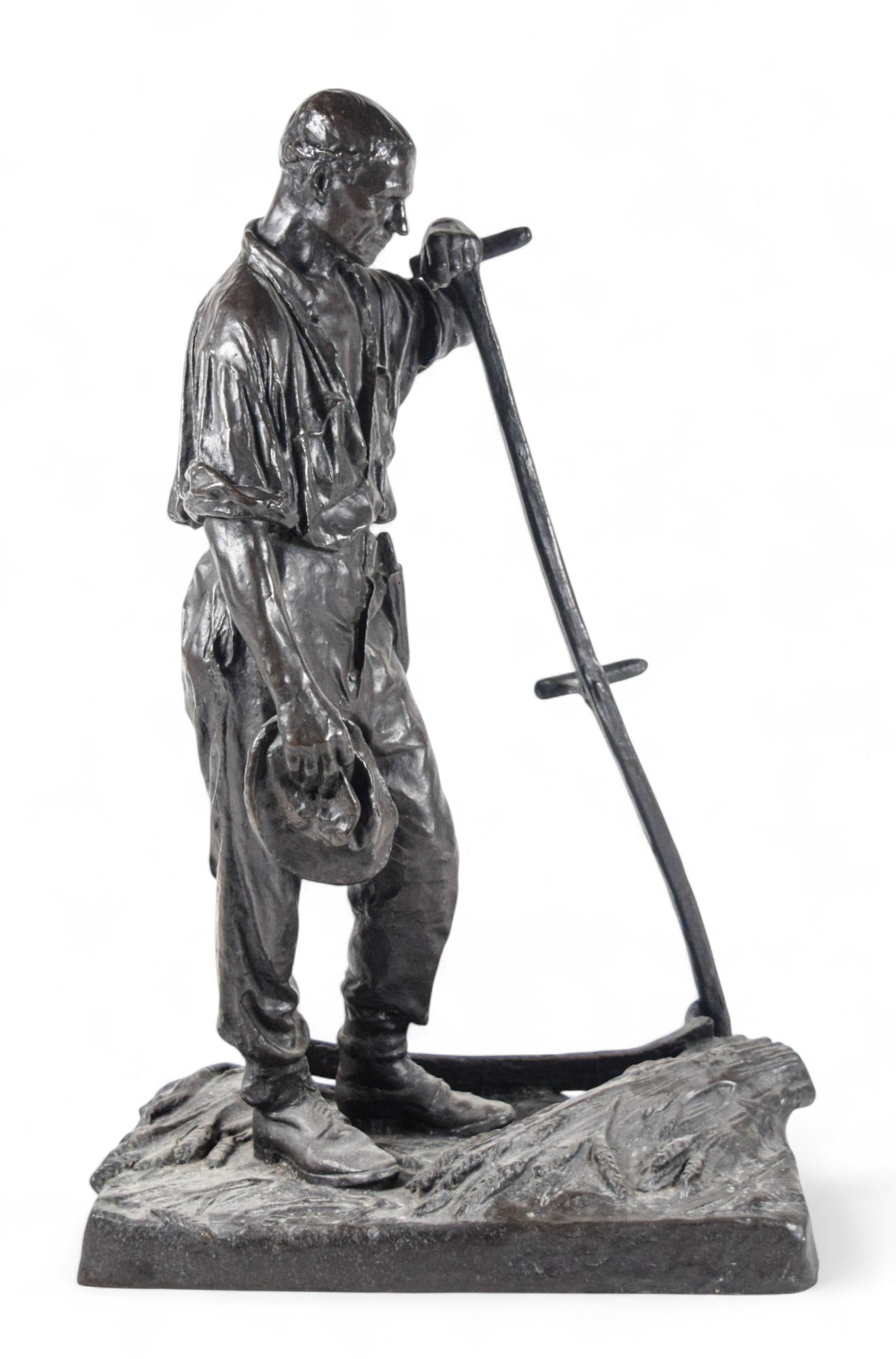 Felix Alfred Desruelles Bronze Farmer (1 of 12)
