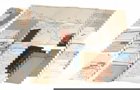 Louis Pierre Ledoux Letters, Route Maps and Books: Louis Pierre Ledoux letters, maps, books. Collections of letters from Louis Pierre Ledoux to him mother, Peabody Museum, Chez Toi, Department of Anthropology at Yale, a letter from Edwin Seaver. This