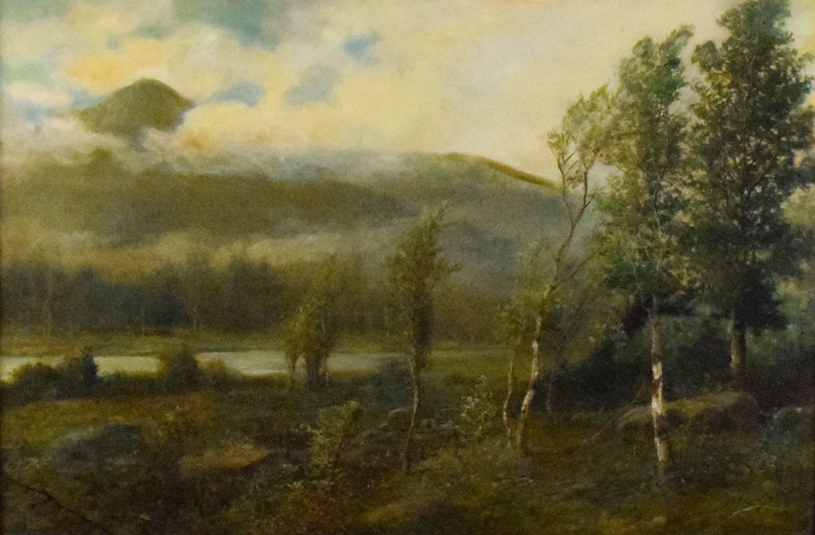 Henry A. Duessel Oil on Canvas Landscape (1 of 6)