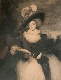 Waltner Etching Of Lady Camden After Reynolds