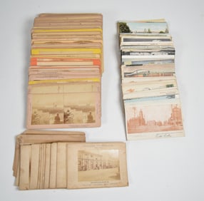 Lot of Vintage Postcards, Stereoptic Cards