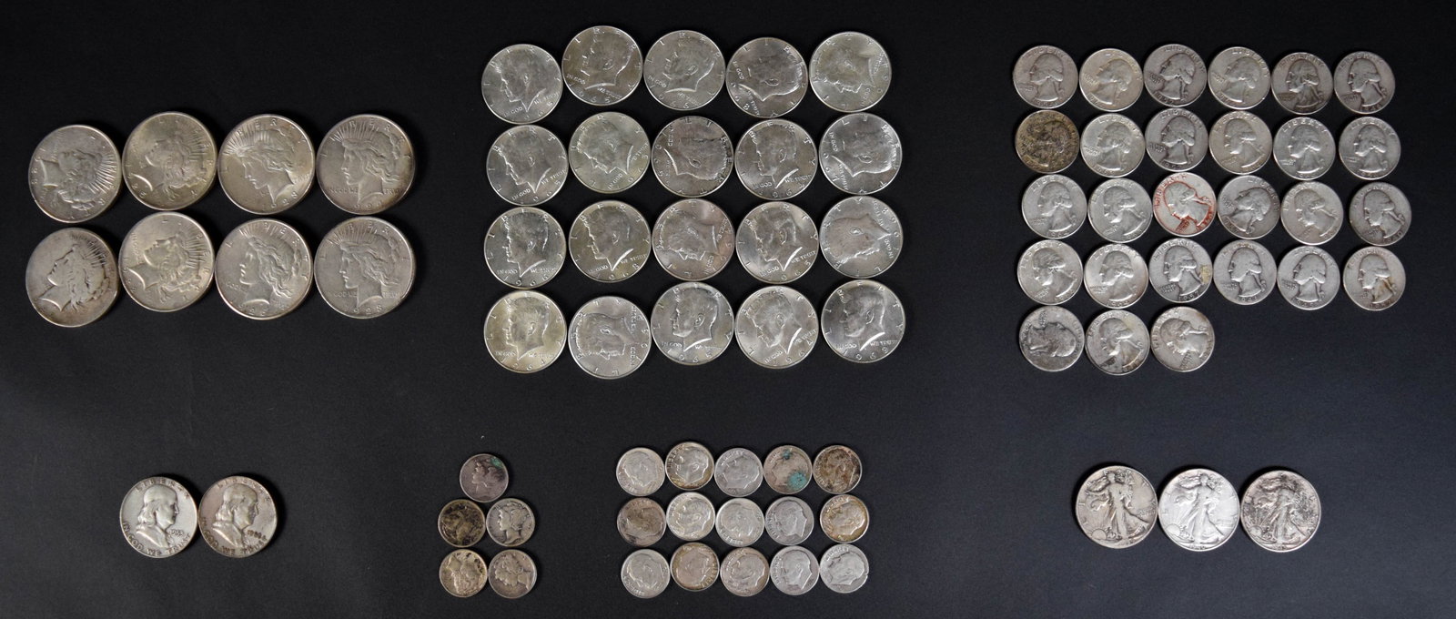 US Silver Coins Peace Silver Dollars (1 of 16)