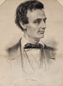 After Hicks Abraham Lincoln Campaign Lithograph