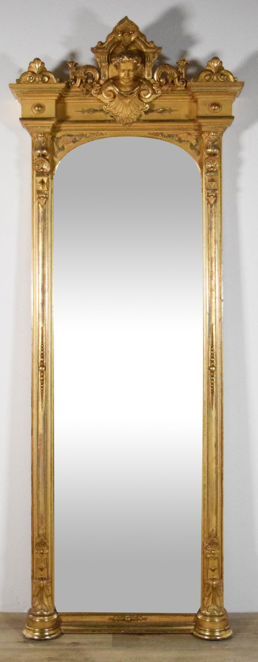 Renaissance Revival Victorian Pier Mirror (1 of 11)