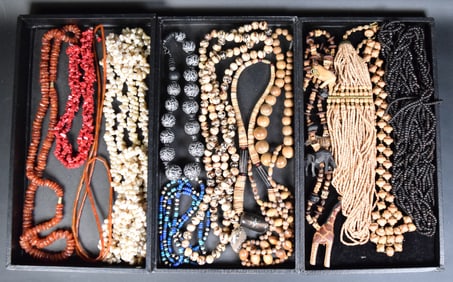 Lot of Natural Beaded Necklaces