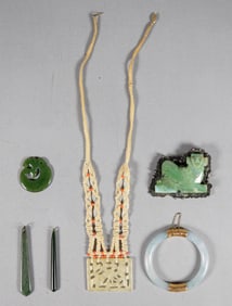Jade, 14 Karat Gold & Sterling Silver Jewelry