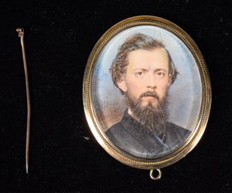 19th Century Mourning Pendant