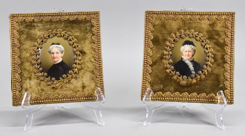 2 KPM Portrait Miniatures