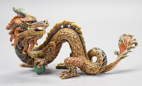 Jay Strongwater Dragon Figure