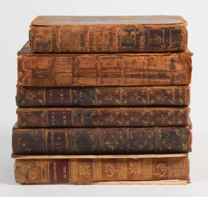 6 18th Century Books French & English