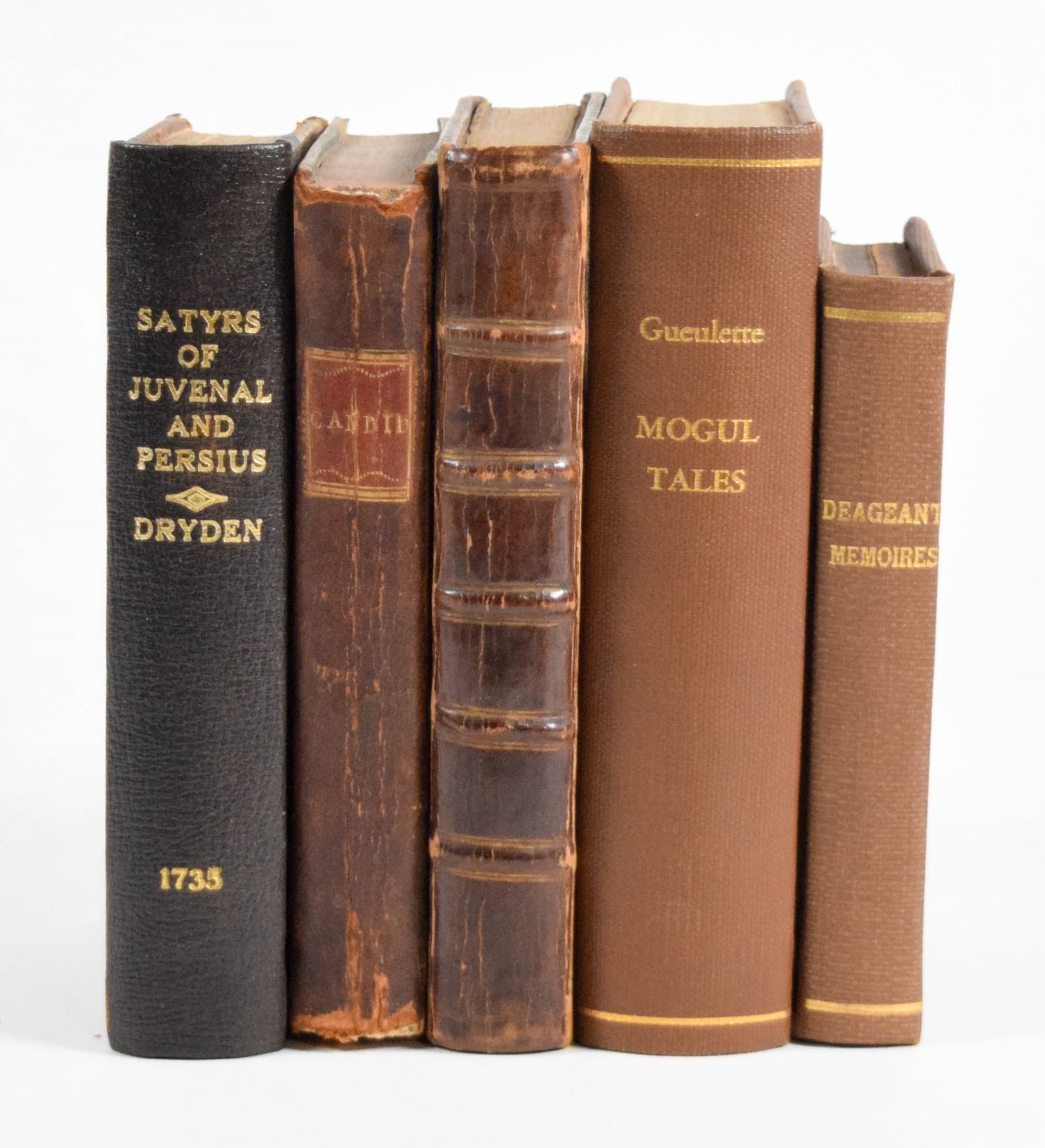 5 17th & 18th Century Books Candide, Deageant (1 of 20)