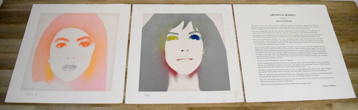 2 Steven Pollack Screenprints Artists & Models