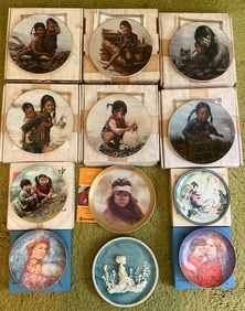 Set of 12 Porcelain Plates