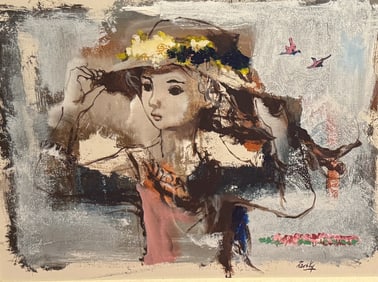 Lou Zansky Oil On Canvas
