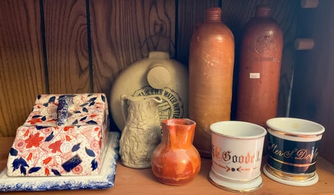 8 Ceramics Shaving Mugs Bottles Small Pitchers