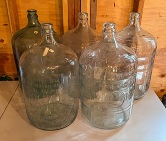 5 Glass 5 Gallon Carboys