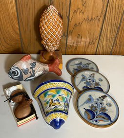7 Spanish & Mexican Decorative Items, Trivets
