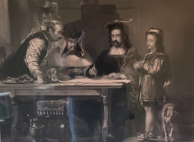 Engraving of Columbus