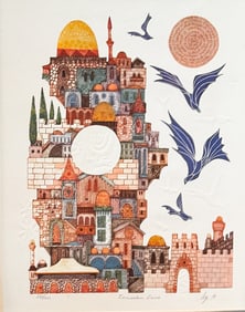 Amram Ebgi Jerusalem Dome Print