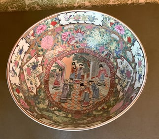 Royal Garden Imperial Chinese Rose Medallion Bowl