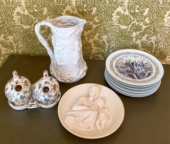 Ceramics: Japanese, Staffordshire, Plates