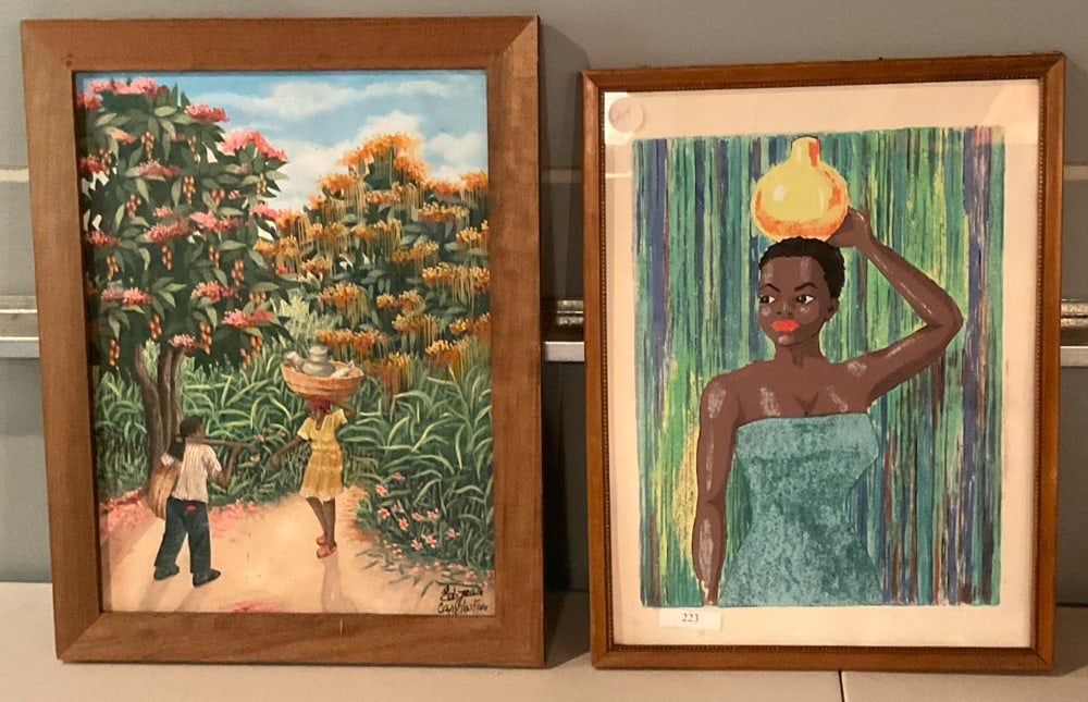 2 Spanish Art - Ed Jean oil on board Lithograph (1 of 11)