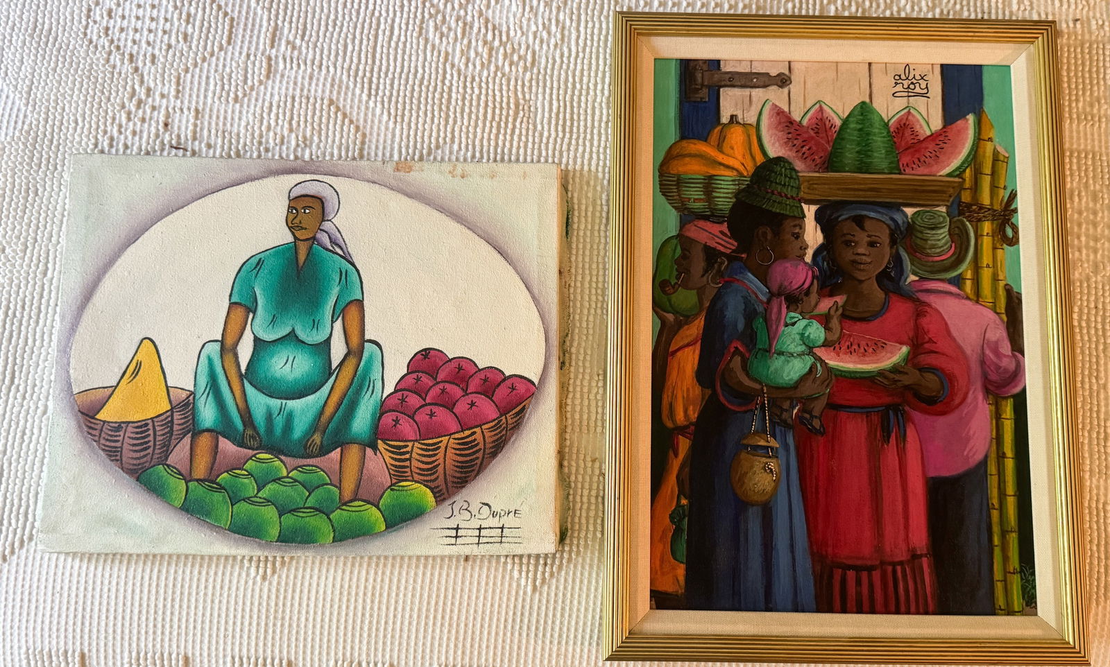 2 Haitian Paintings Duprey And Roy (1 of 13)