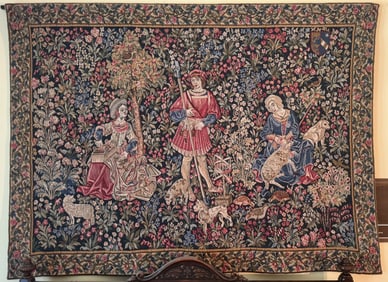 Mille Fleur Flemish Style Tapestry