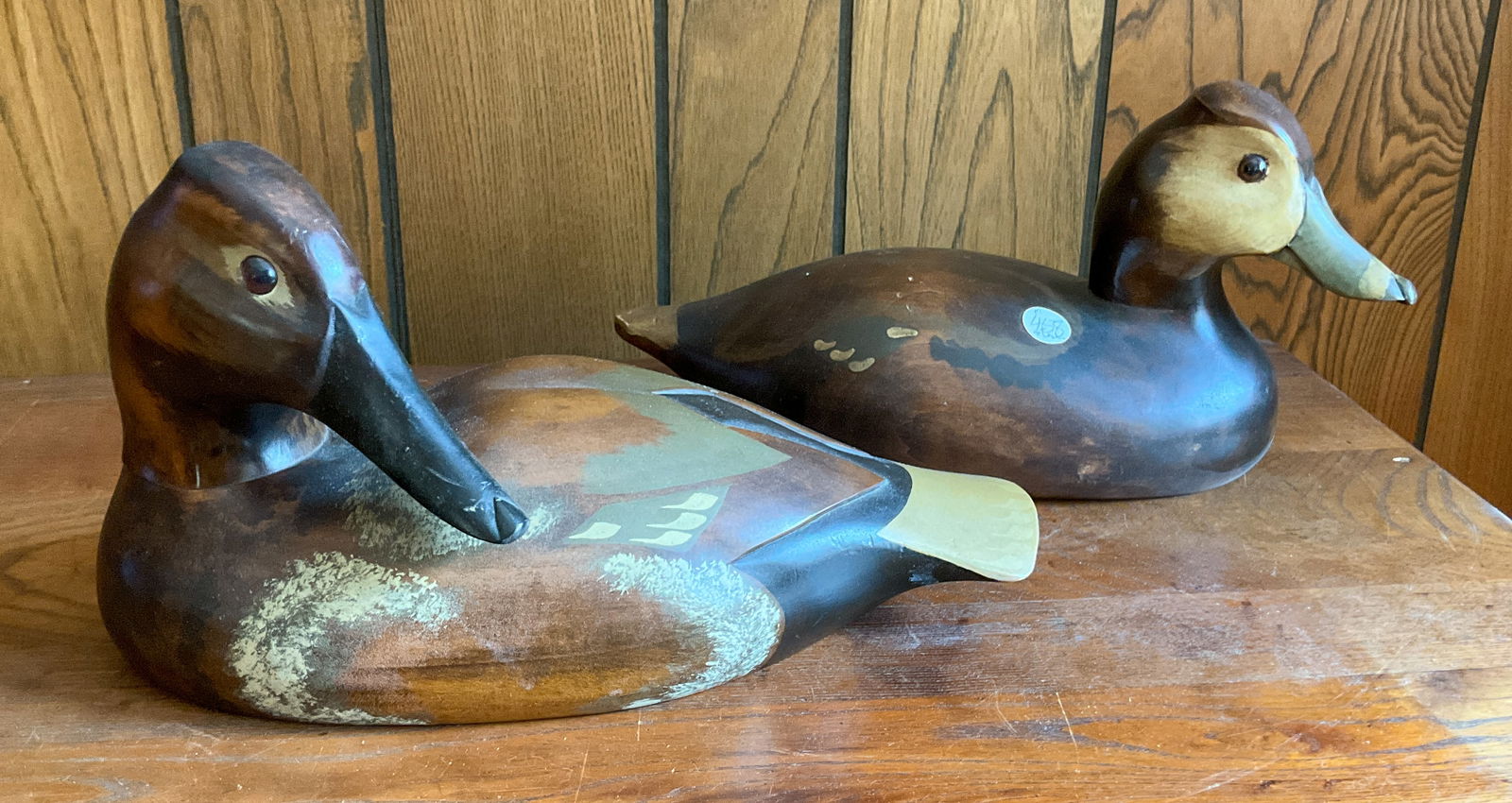 2 Wooden Duck Decoys - WFB II (1 of 11)