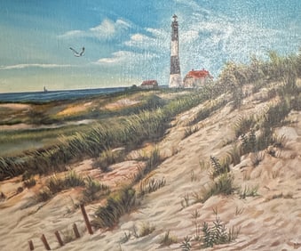 Klein Oil on Canvas Seashore