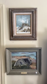 2 Nautical Oil on Canvas