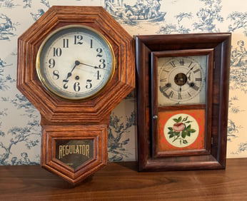 Two Wall Clocks Seth Thomas