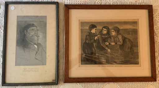 Drawing By Corurin K Litison And engraving