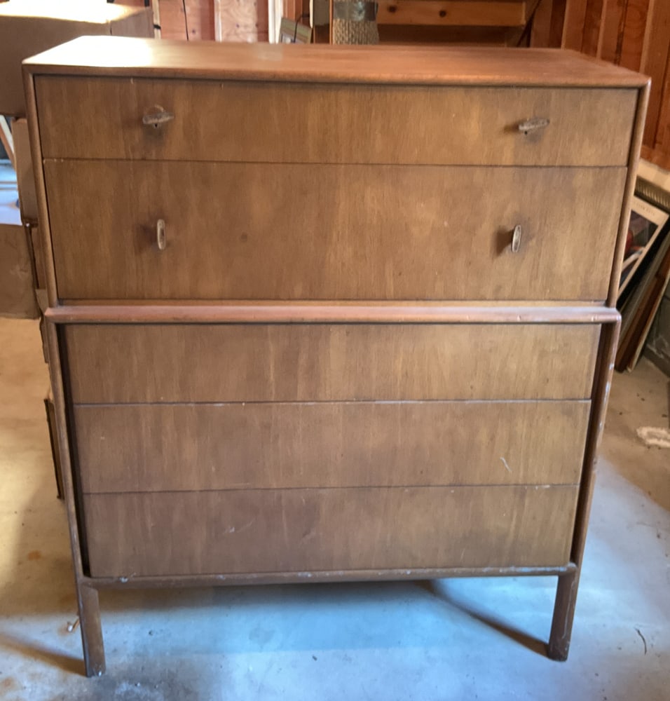 MCM Mid Century John Stuart Dresser Highboy (1 of 19)