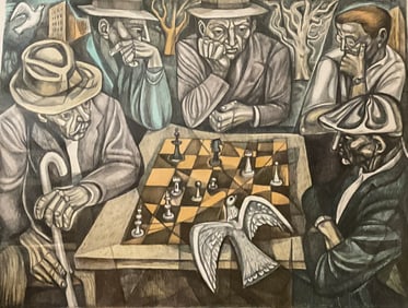 Irving Amen Lithograph