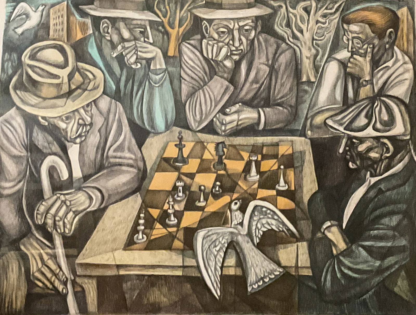 Irving Amen Lithograph (1 of 4)