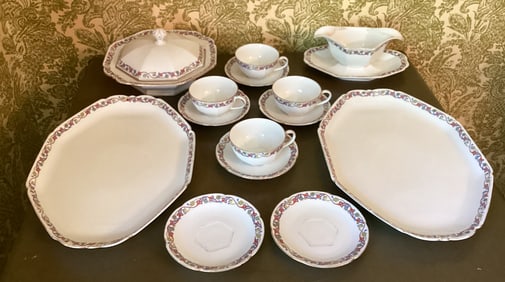 Lot of 15 Epiag Czechoslovakia Porcelain Set - Cup