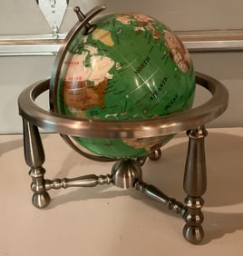 Green Mineral Globe