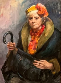 Michael Gyiraszi, Oil on Canvas, Painting of Lady