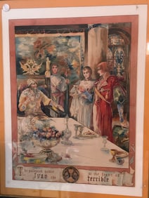 Watercolor of Ivan the Terrible
