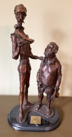 Bronze of Don Quixote and Sancho Panza