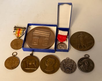 Bronze Medals WW I Victory Medals