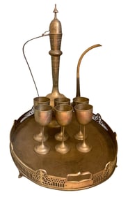Indian Brass Coffee & Tea Set