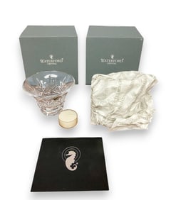 Pair of Waterford Crystal Kelley Votives