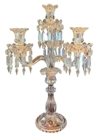 Baccarat Medallion Crystal Candelabra 4 Light