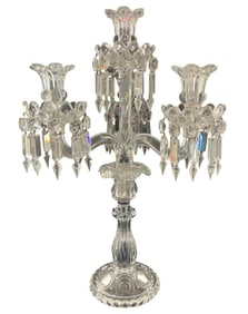 Baccarat Medallion Crystal Candelabra 4 Light