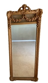 Rococo Revival Gilt Pier Mirror