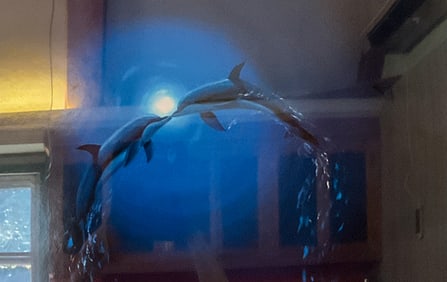 Robert Wyland Lithograph "Lovin' the Sea" Dolphins